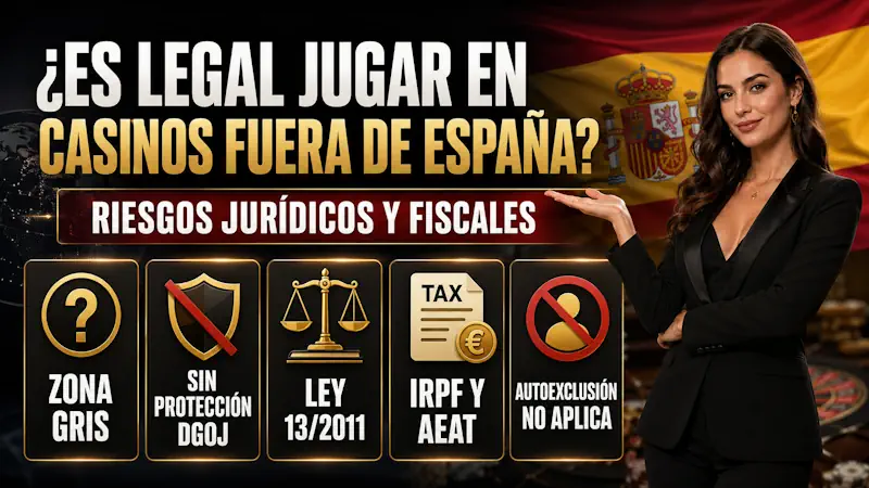 ¿Es legal jugar en casinos fuera de España? Riesgos jurídicos y fiscales