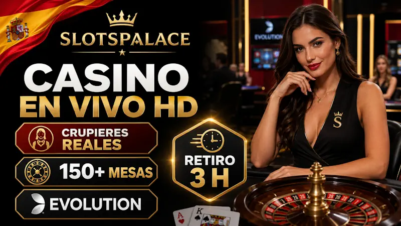 Slotspalace — casino en vivo HD con crupieres reales
